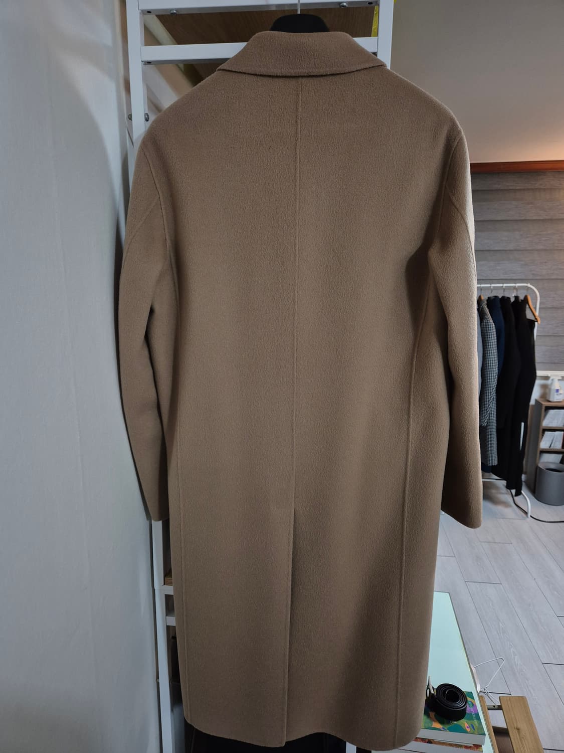 타임옴므 캐시미어 핸메 더블코트 100 베이지 상품이미지2