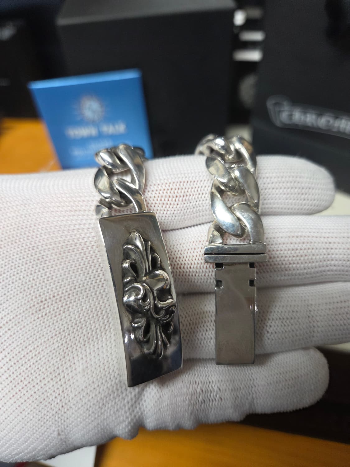 크롬하츠 ID 플로럴하트 클래식 팔찌 풀세트 상품이미지3