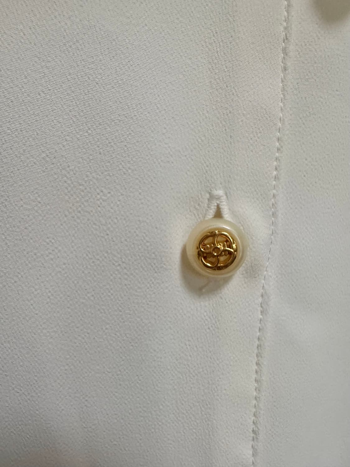 크림 금장 블라우스 상품이미지2