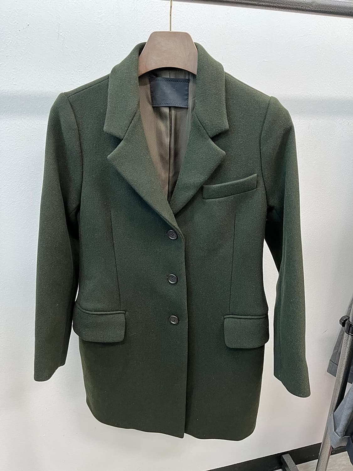 여) 프라다 딥카키 울코트  상품이미지1