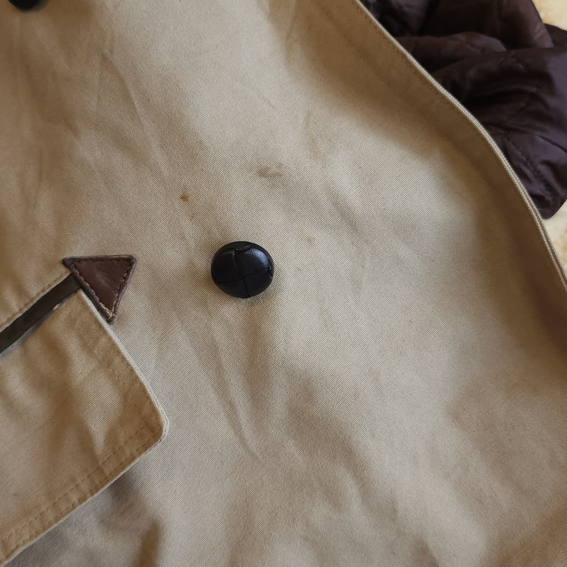 70s 프랑스 매키노 코트 반스토머 랜치코트 카키 52 상품이미지9