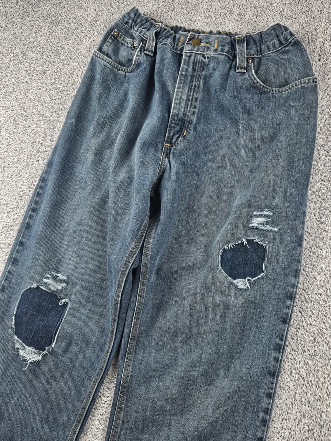 칼하트 리페어 밴딩 커스텀 데님 팬츠 ( 38X34 ) / 10634 상품이미지5