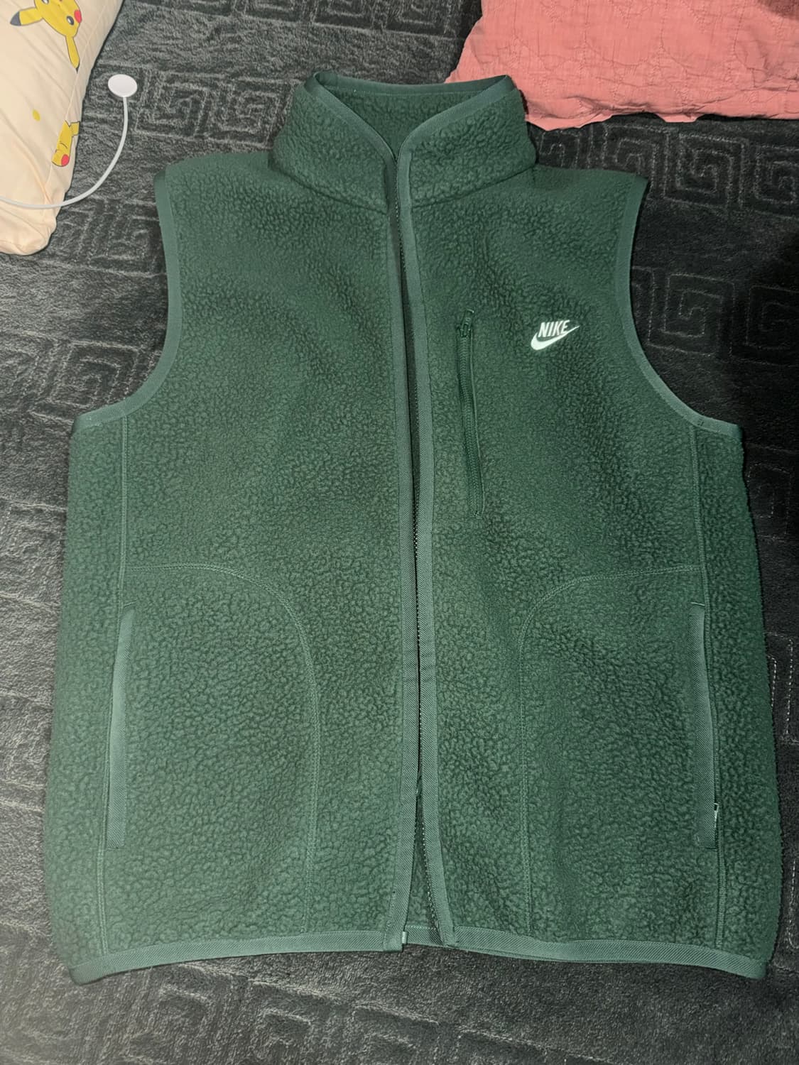 나이키 윈터라이즈드 플리스 베스트 그린 M (2번착용) 상품이미지1