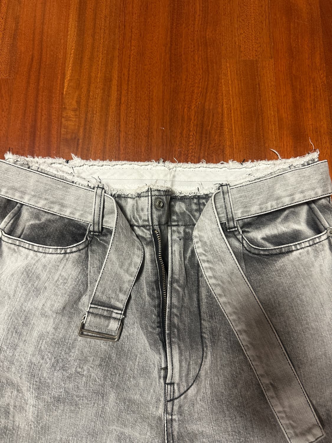 요크 도쿄 벨티드 컷오프 데님 3 상품이미지2