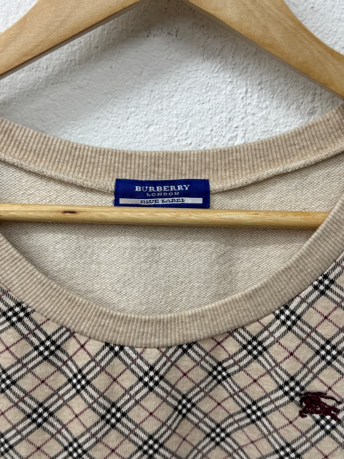 버버리 노바체크 반팔 니트(T62) 상품이미지2