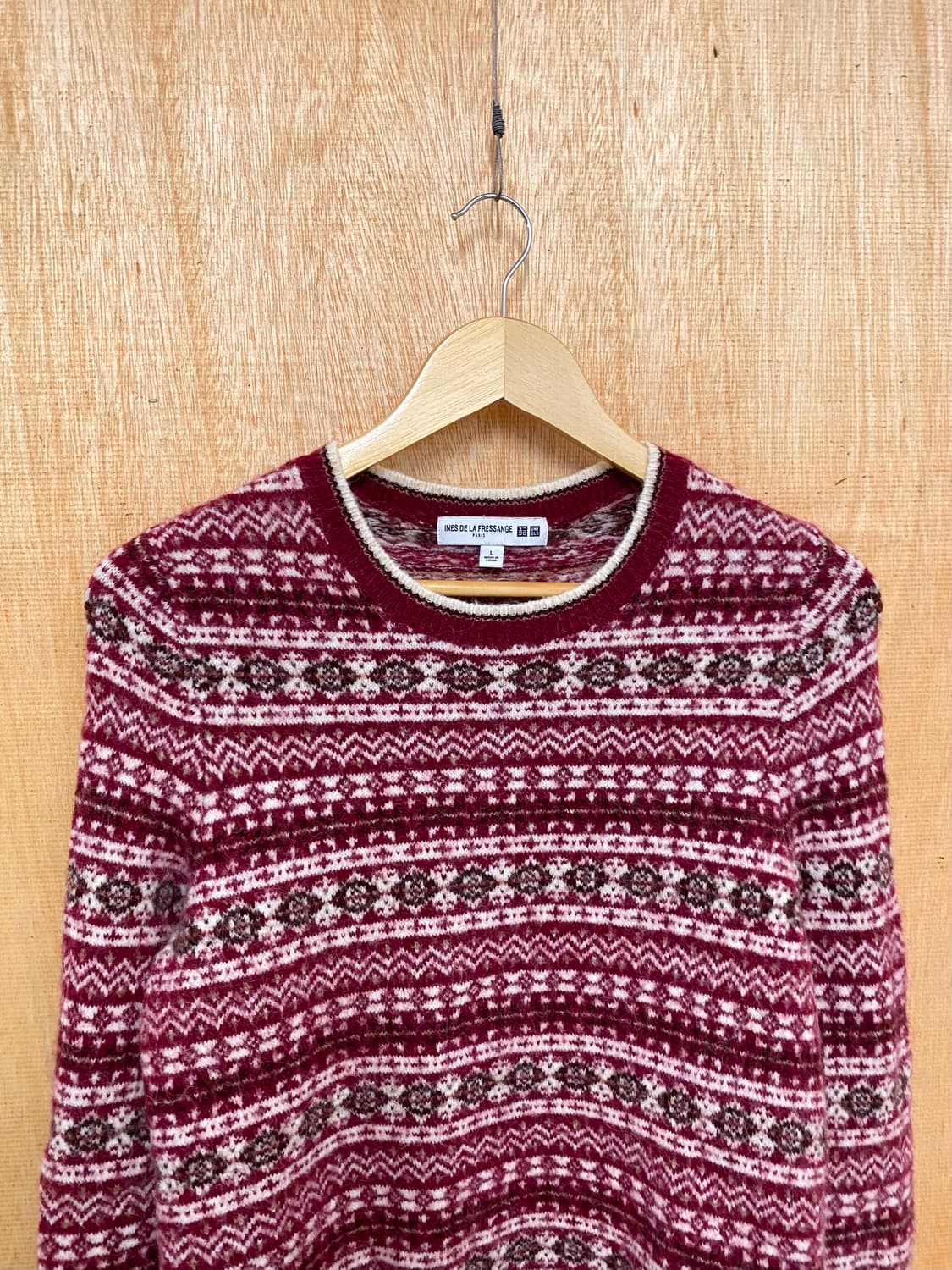 UNIQLO x INES DE LA FRESSANGE fair isle 상품이미지3