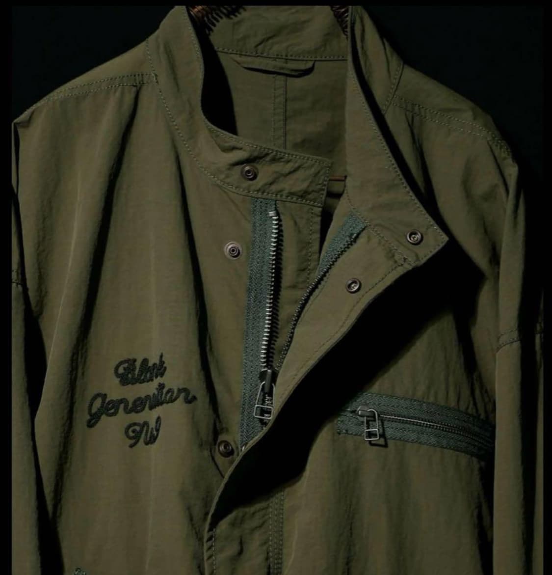 넘버나인 마이크로 립스톱 피쉬테일 스탠롱코트 모즈코트 상품이미지5