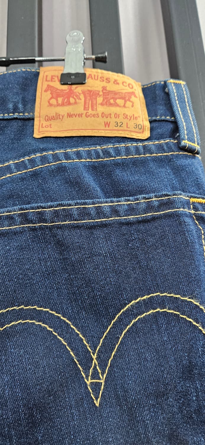 리바이스 TYPE1 REAL LOOSE 데님 청바지 W32L30 상품이미지3