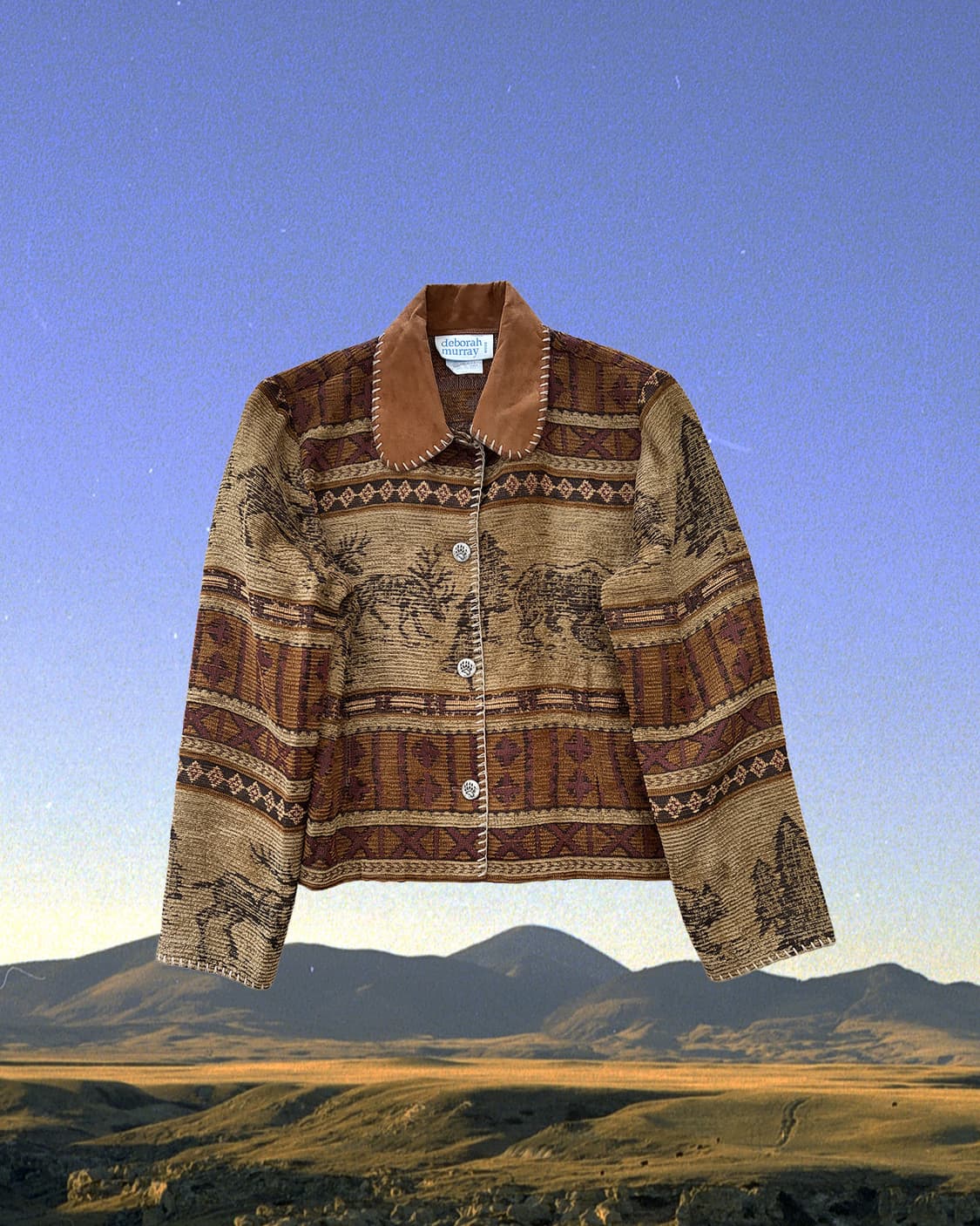 80s 캐나다 웨스턴 태피스트리 자켓 상품이미지1