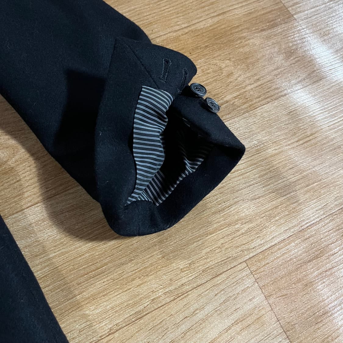 [95] 아미 블랙 싱글코트 상품이미지4