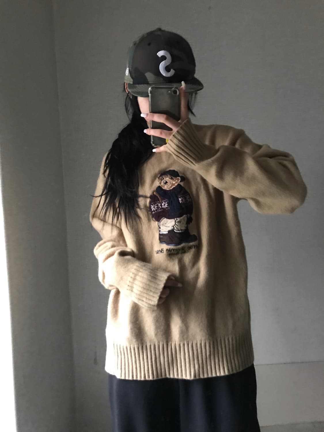 티니위니 베이지 베어 니트 상품이미지3