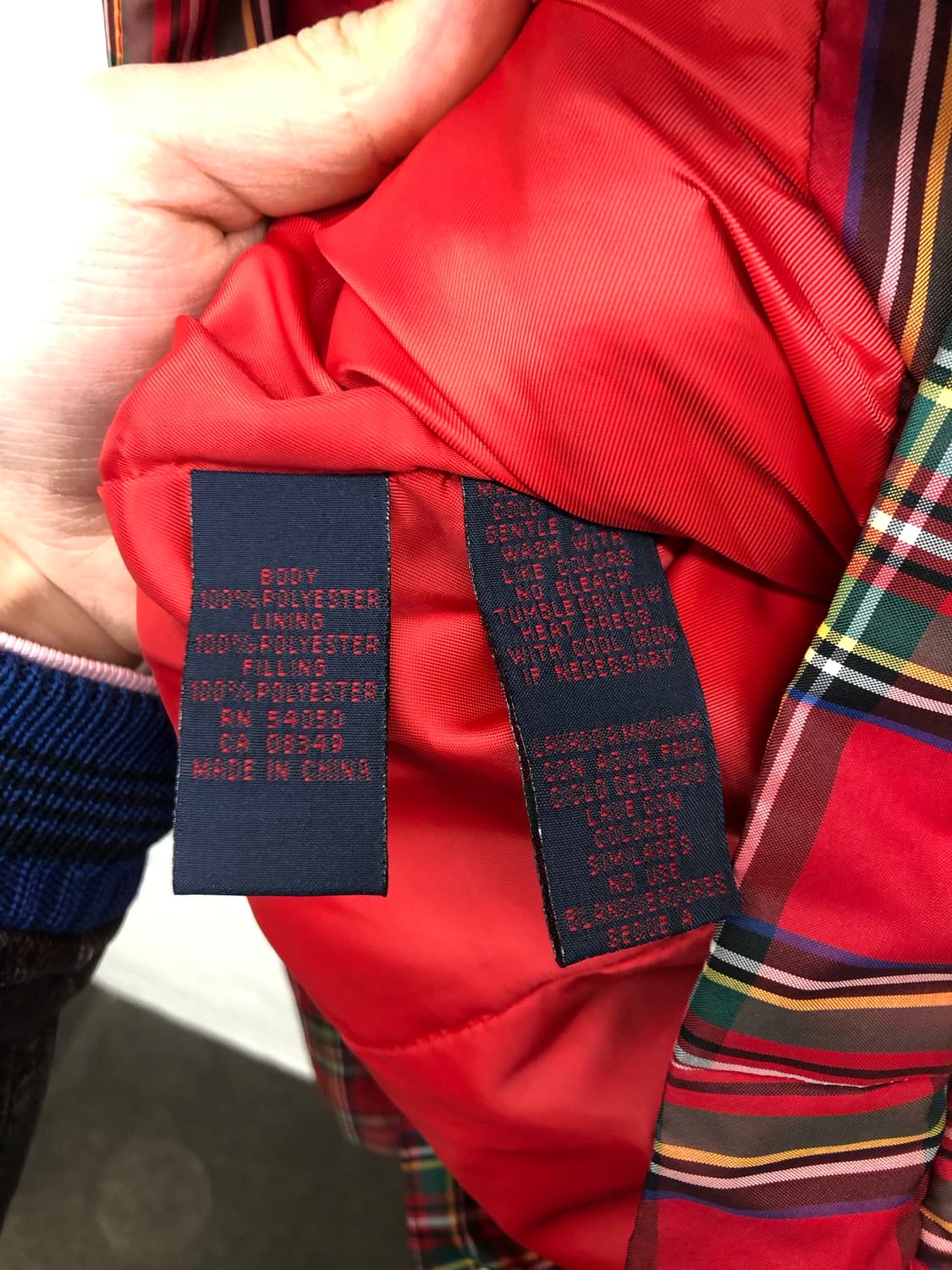 폴로 타탄 체크 자켓 상품이미지5