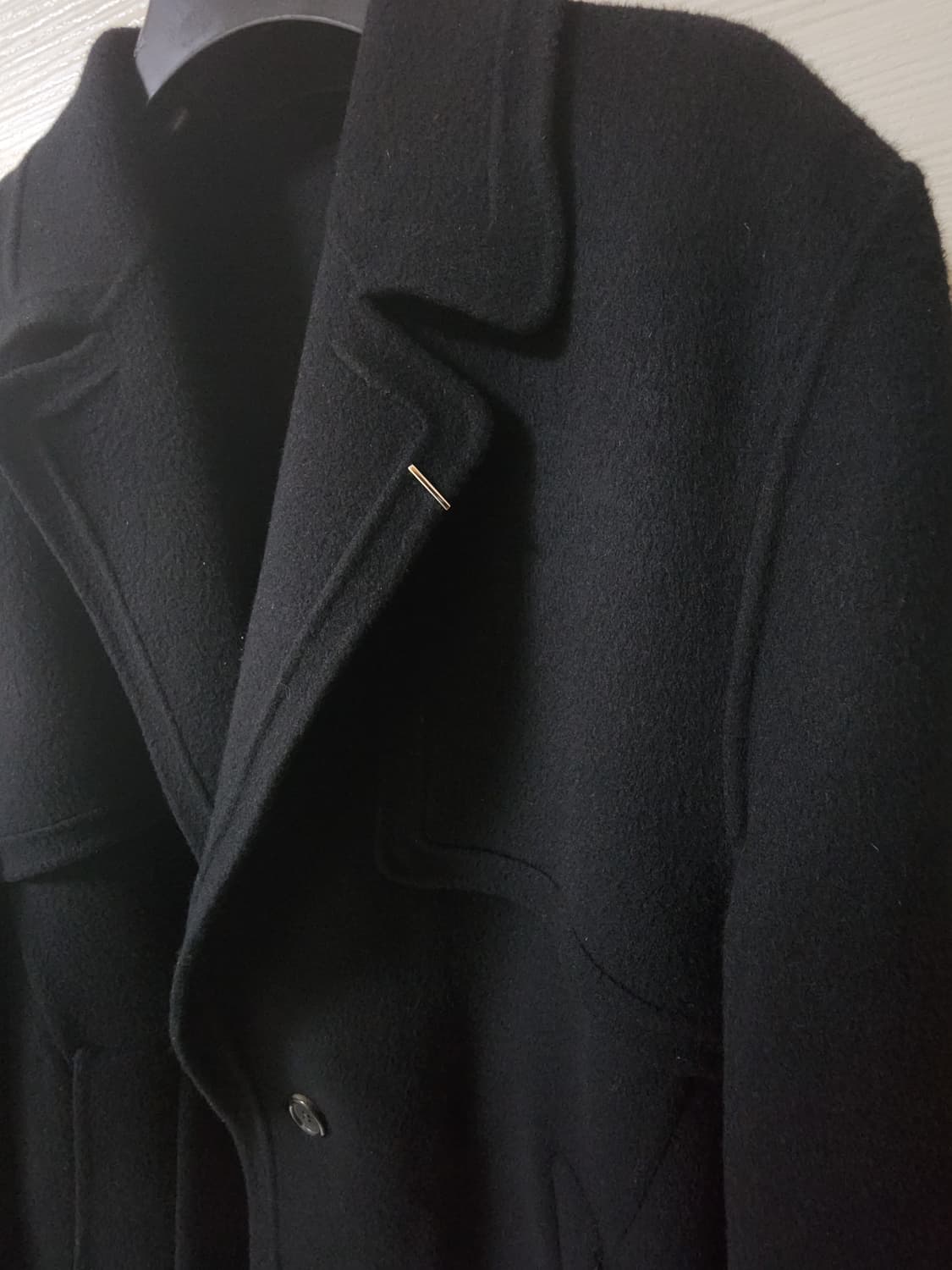 송지오옴므 블랙 로브 코트 46(100) 상품이미지4