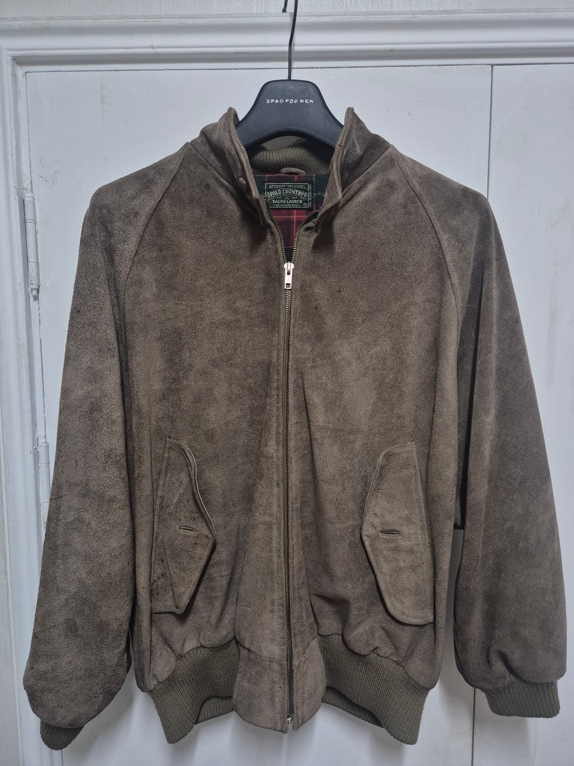 90s 빈티지 폴로 컨트리 더블알엘 바라쿠타 맛 러프아웃 스웨이드 자켓 상품이미지6