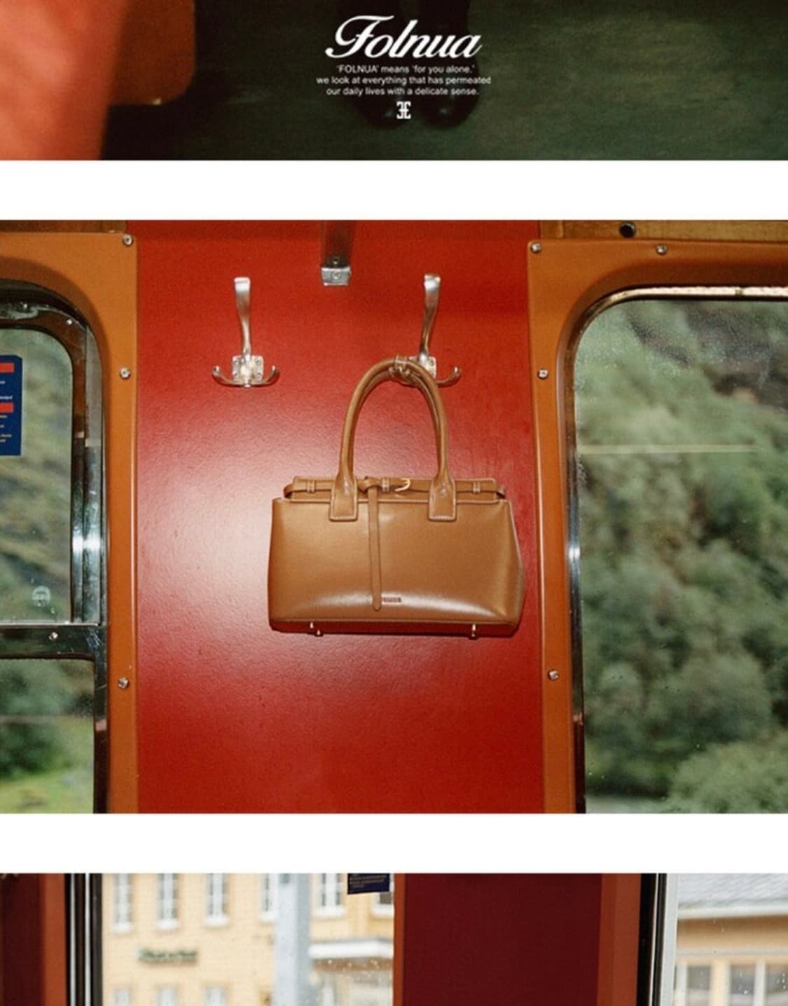 폴뉴아 MINI ANNEAU BAG carmel stitch 상품이미지4