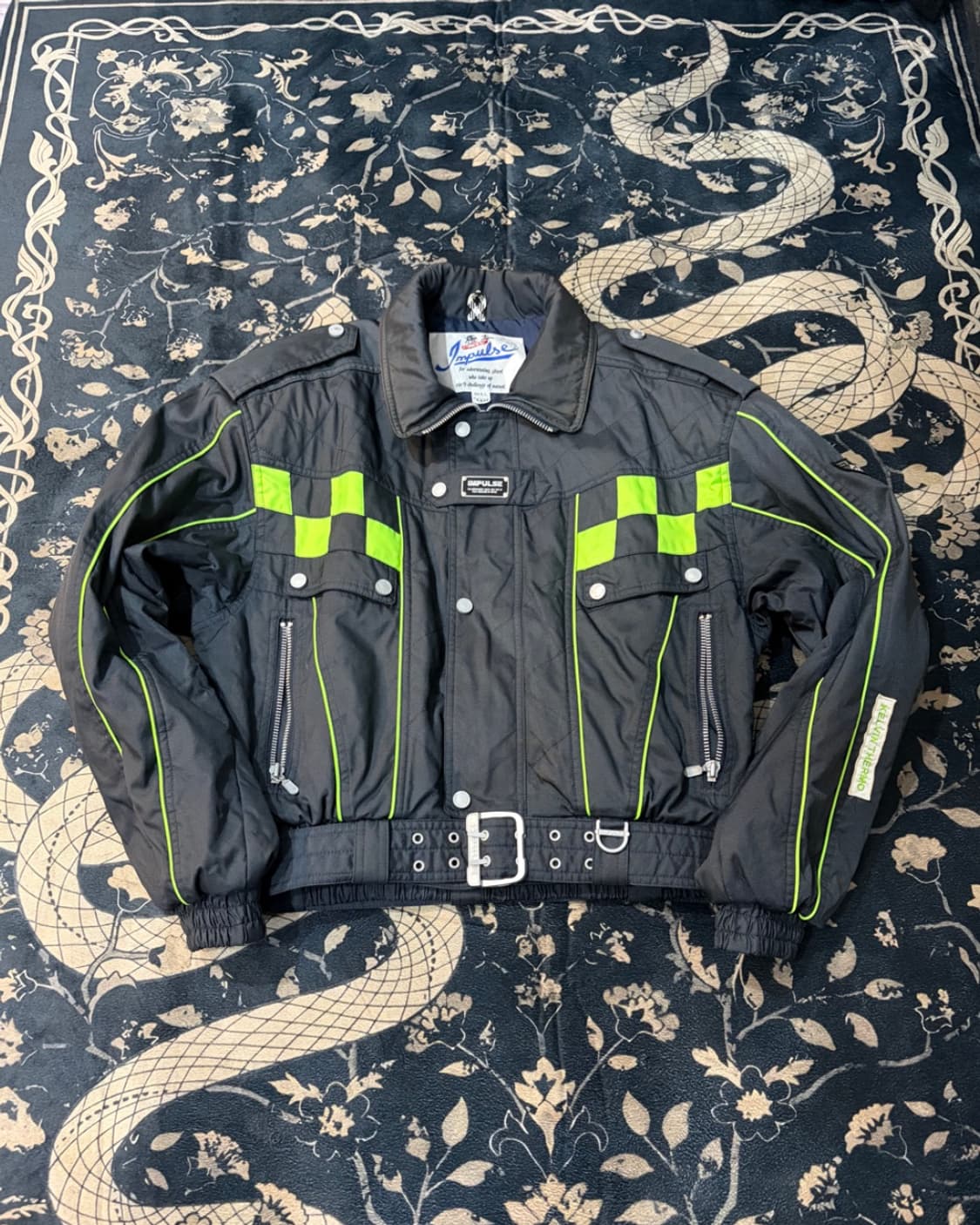 Japanese racing MA-1 bomber crop jacket 상품이미지1