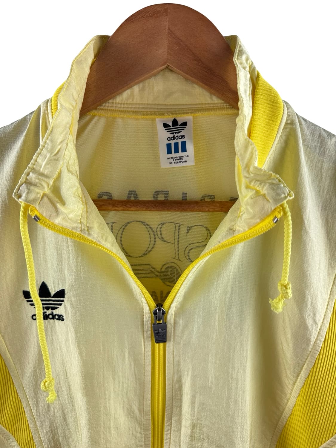 90s 아디다스 올드스쿨 옐로우 자켓2922 상품이미지3