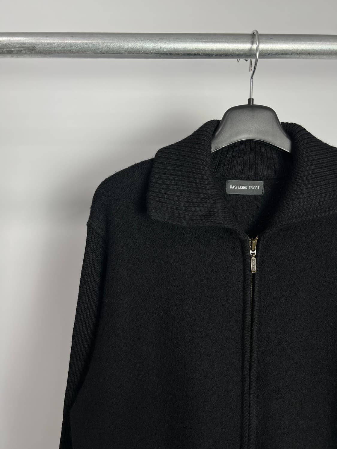 BASHECINQ TRICOT 울 니트 집업 상품이미지2