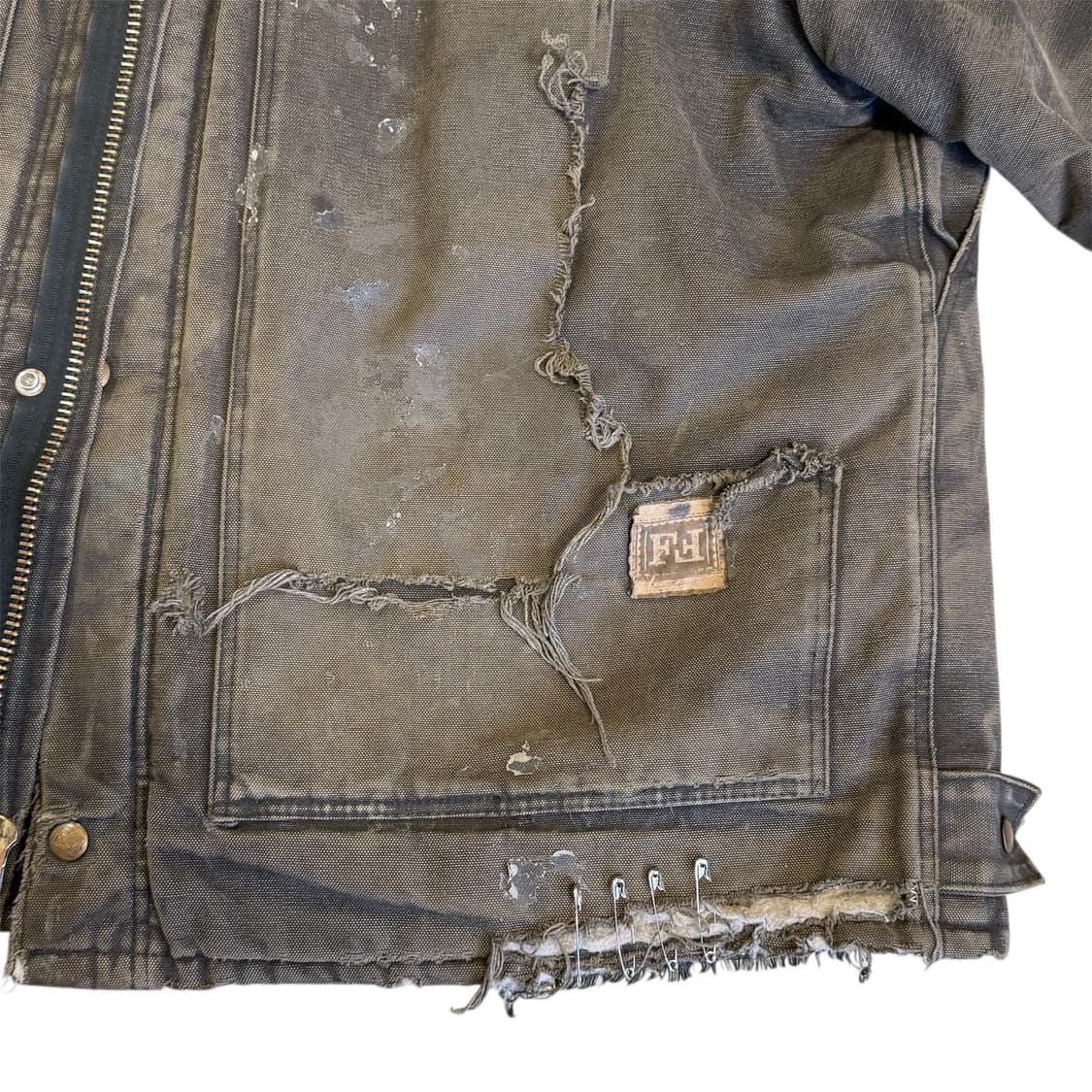 빈티지 90s Field&Forest Distressed 디트로이트 자켓 상품이미지4