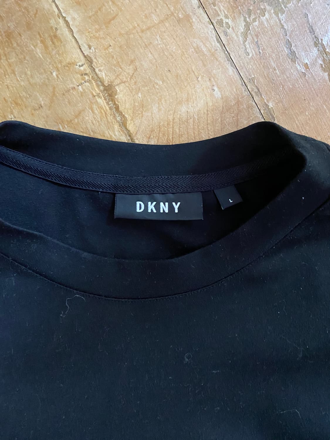 한섬 DKNY 블랙 남성 긴팔 티셔츠 L 상품이미지2