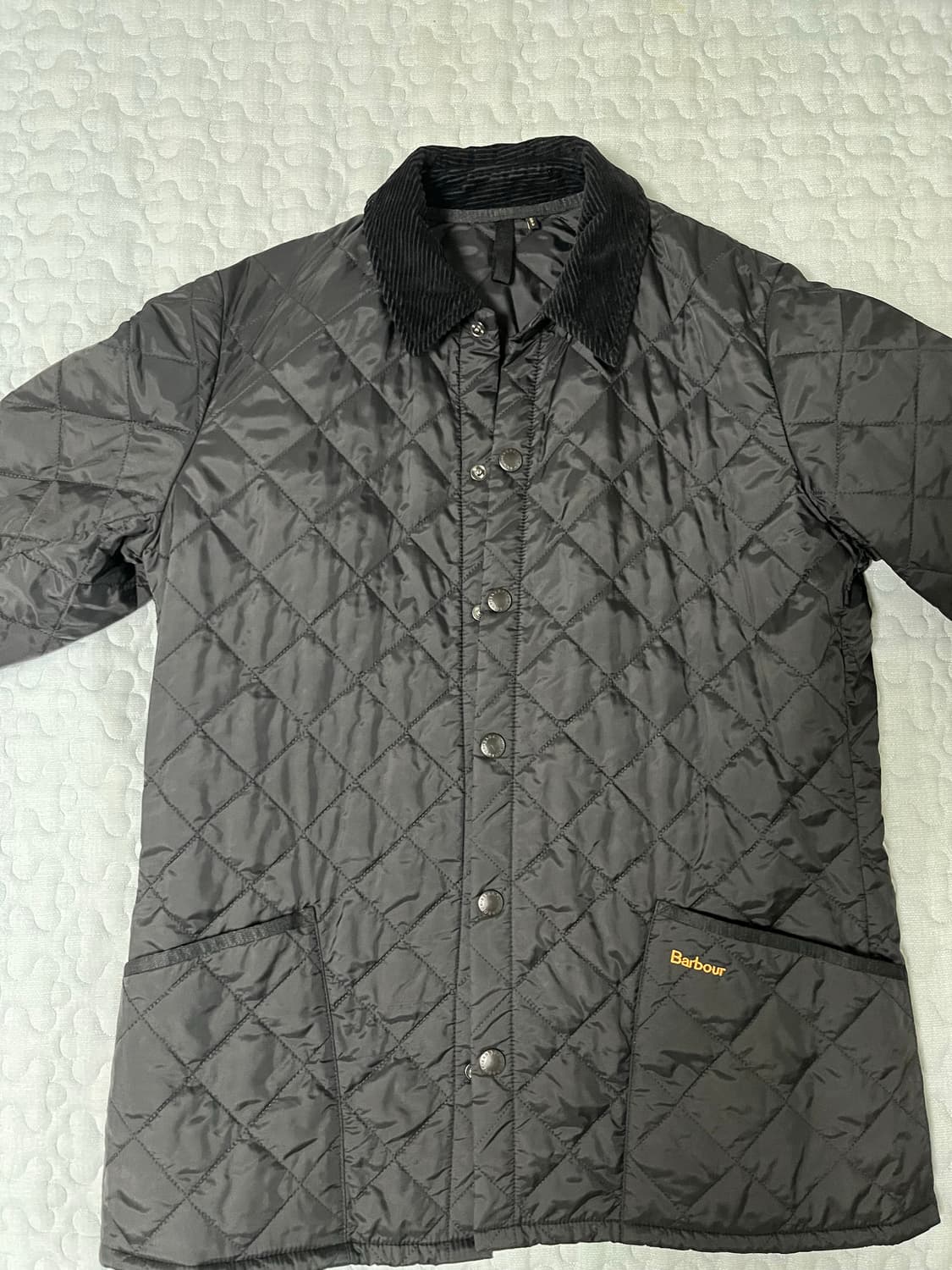 바버 퀼팅 자켓 블랙 상품이미지2