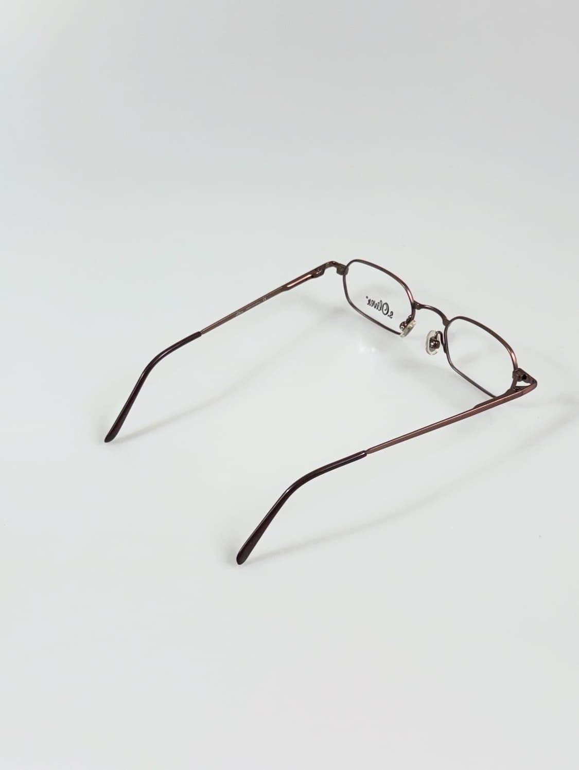 90s 독일제 s.Oliver 슬림 스퀘어 빈티지 안경 상품이미지5