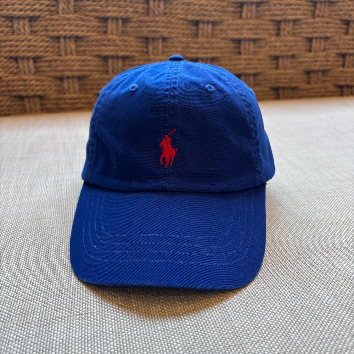 폴로랄프로렌 코튼 치노 베이스볼 캡 - 블루 (남녀공용) 상품이미지2
