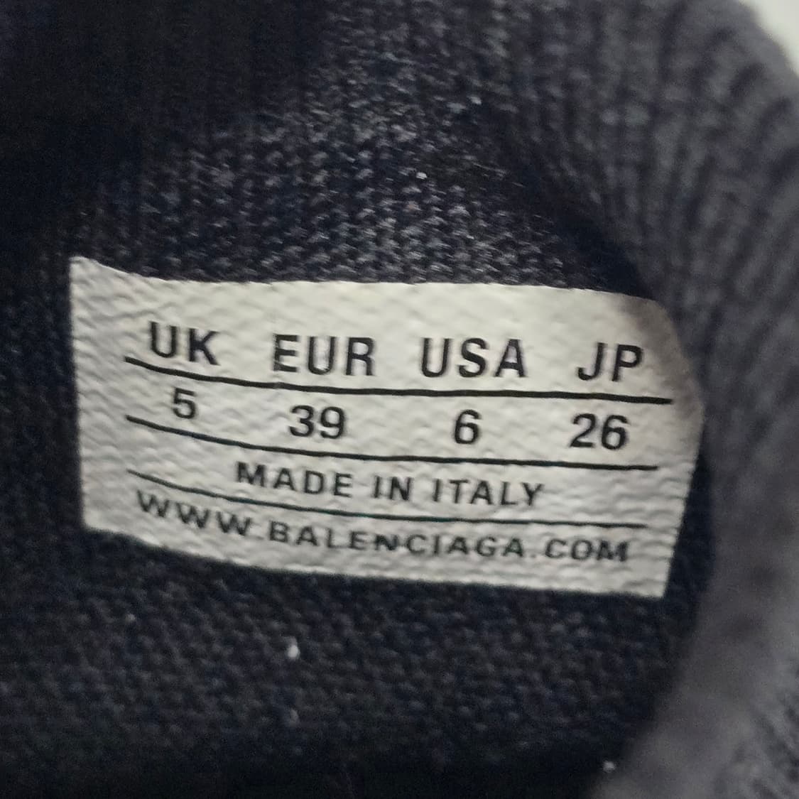 발렌시아가 스피드러너 스니커즈 신발 39사이즈 255 260 판매 상품이미지7