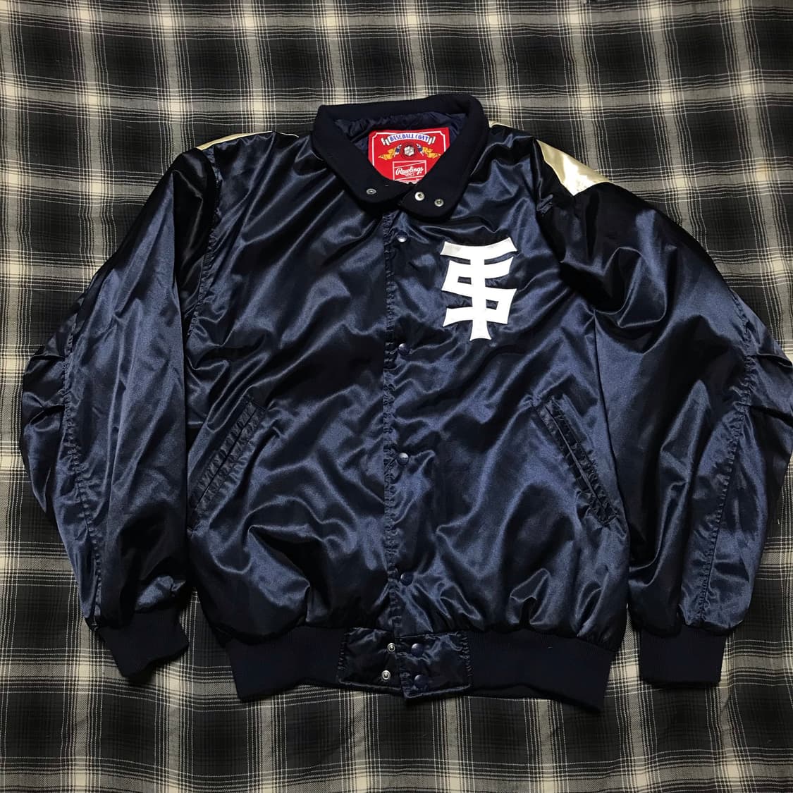 레어 90s 재팬 리얼 베이스볼 스타디움 자켓 상품이미지1