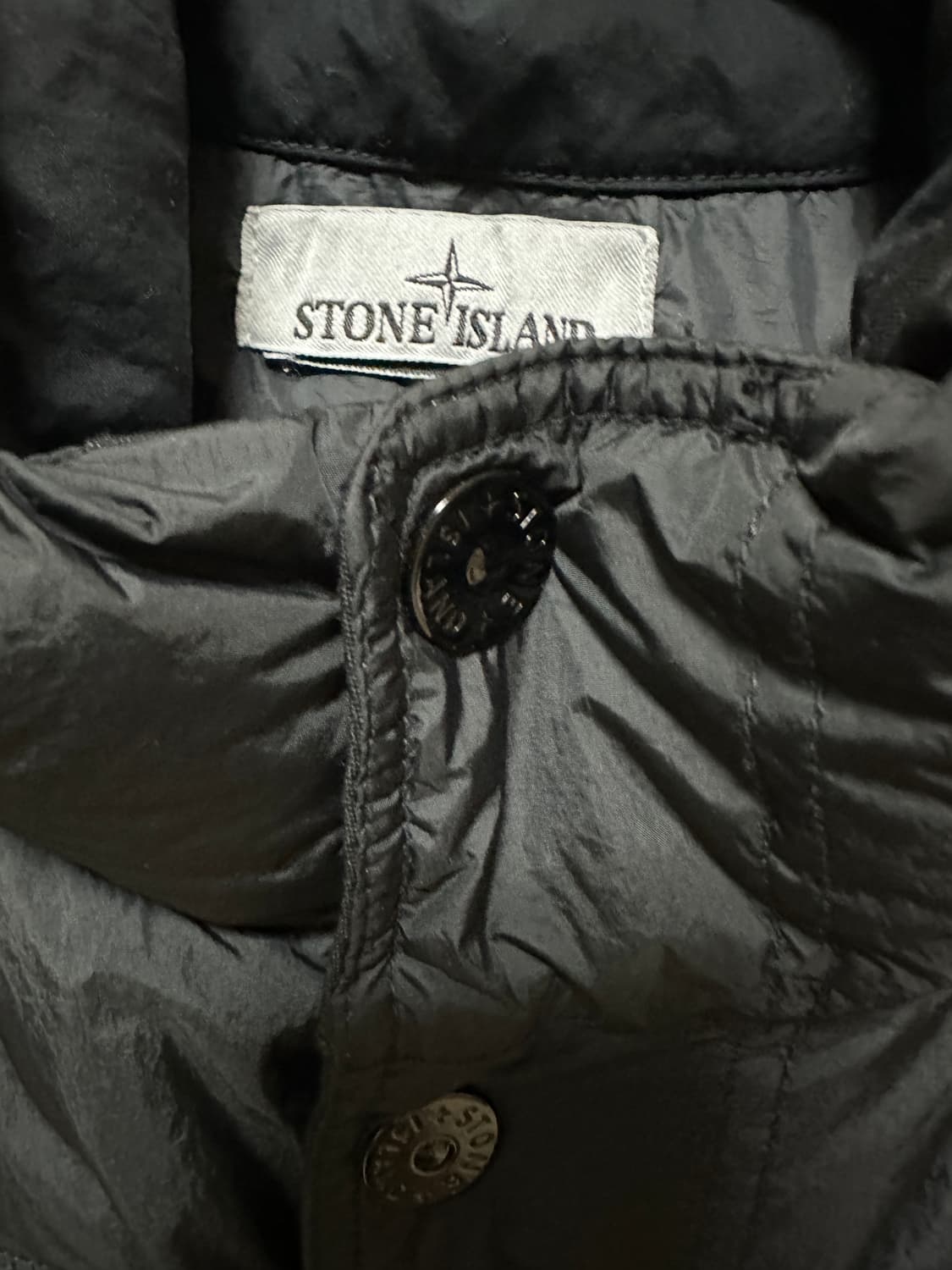 스톤아일랜드 25FW 크링클랩스 논후드 패딩 블랙 XL판매합니다 상품이미지3