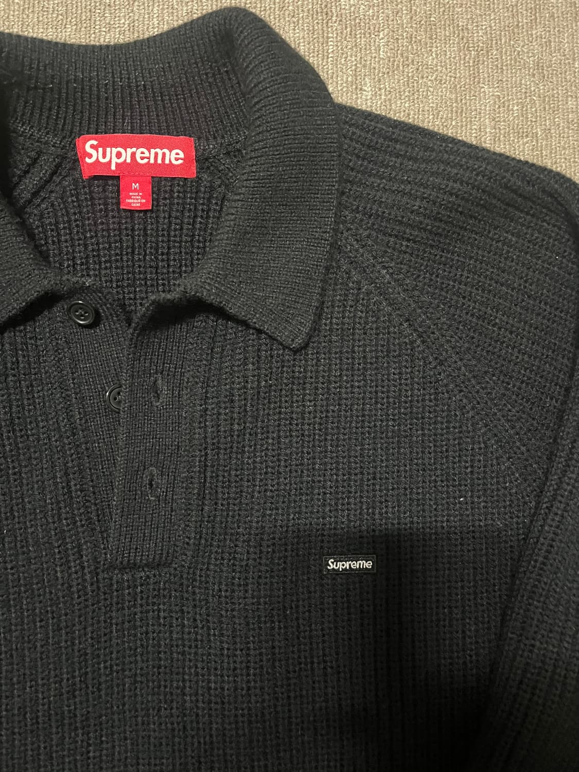 슈프림 25fw 폴로 스웨터 M사이즈 상품이미지3