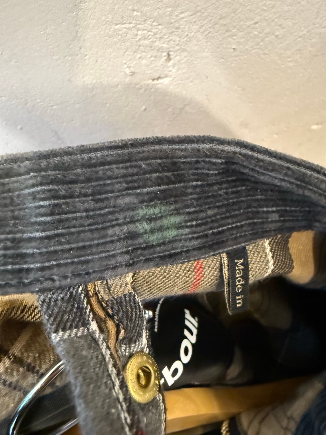 바버 인터내셔널 A7 왁스 자켓 블랙 상품이미지8