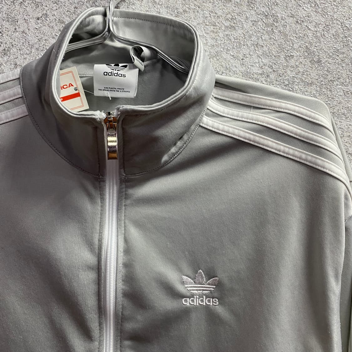 아디다스 아디컬러 클래식 파이어버드 실버 그레이 트랙탑 져지 B4350 상품이미지3