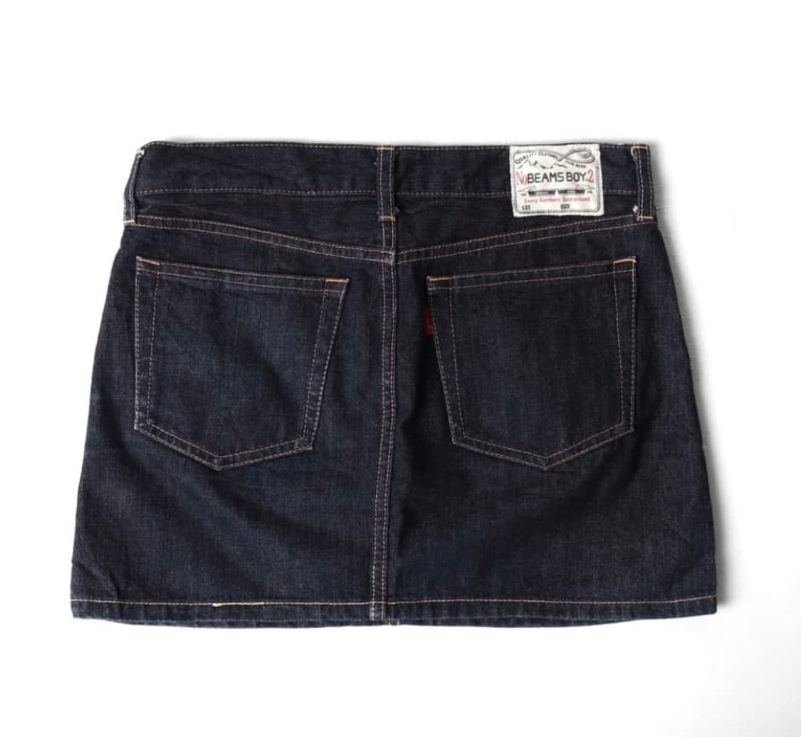 Beams Boy 진청 데님 스커트 상품이미지3