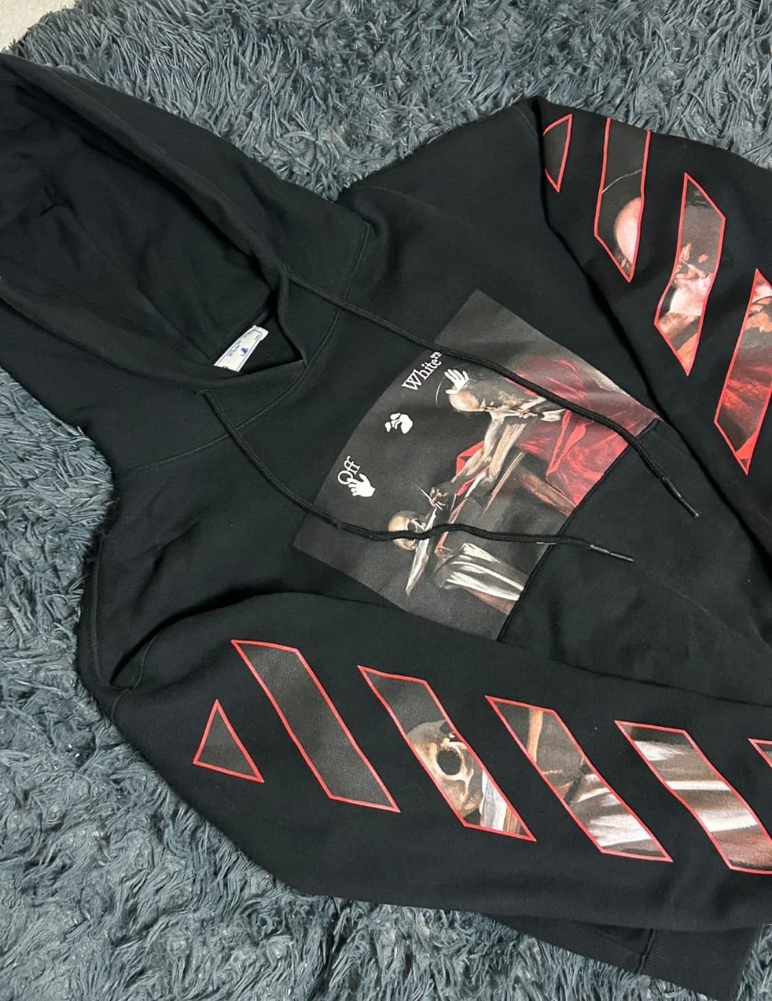 오프화이트 카라바조 후드티 상품이미지1