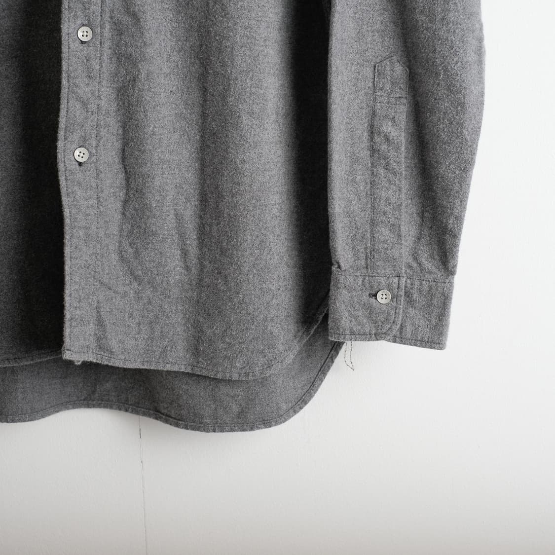 봉쿠라 그레이 플란넬 셔츠 40(100-103)사이즈 그레이 상품이미지5