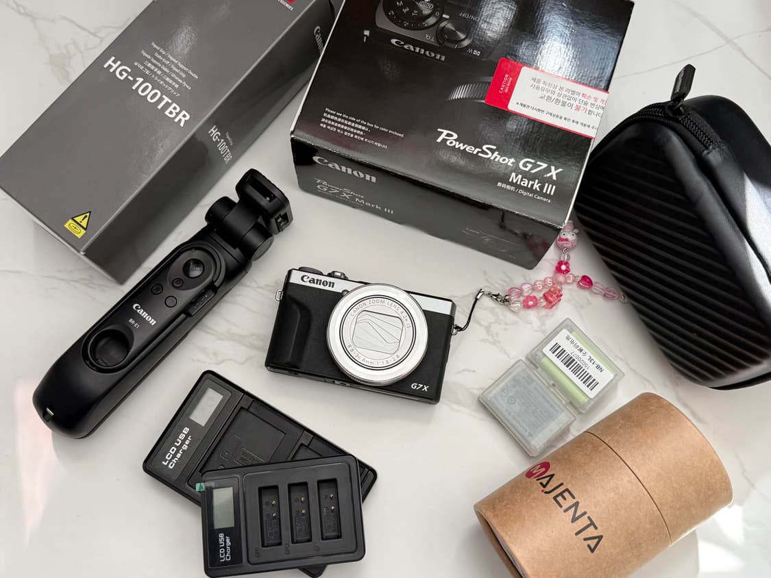 캐논 g7x mark3 (풀박스 배터리3개 상품이미지1