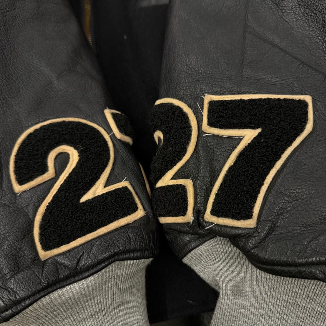 [정품] 80s POSHBOY 빈티지 울 레더 바시티 자켓 상품이미지7