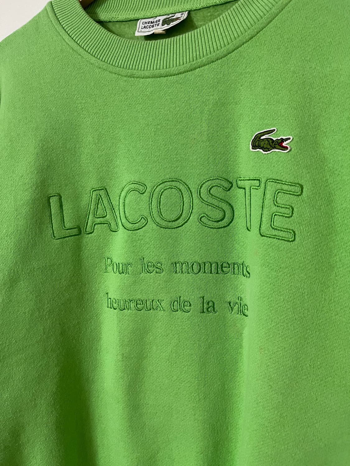 Chemiste Lacoste 라코스테 스웨트 셔츠 상품이미지1