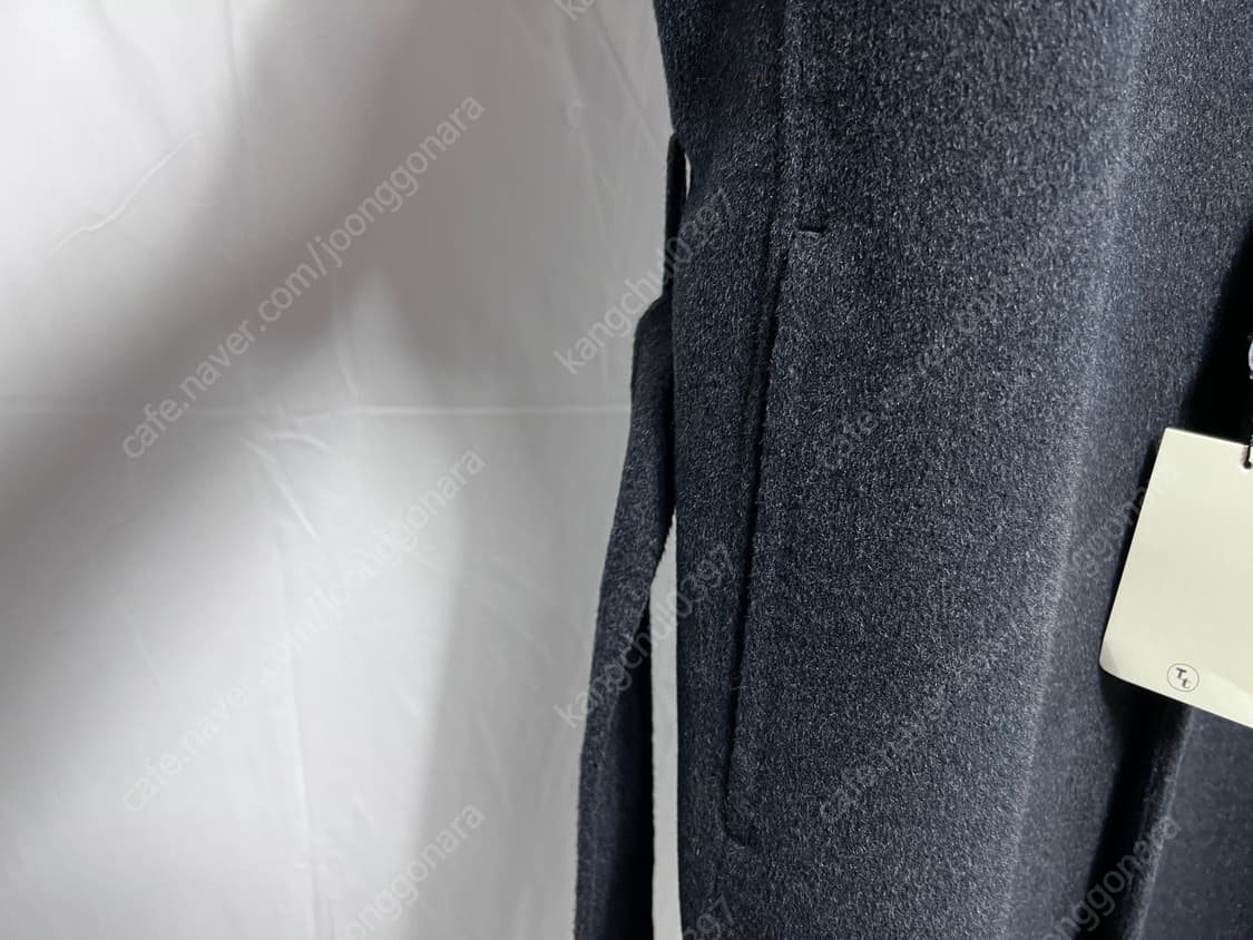 tngt 타임20주년st 롱 로브 핸드메이드 코트 다크그레이 95 사이즈 상품이미지4