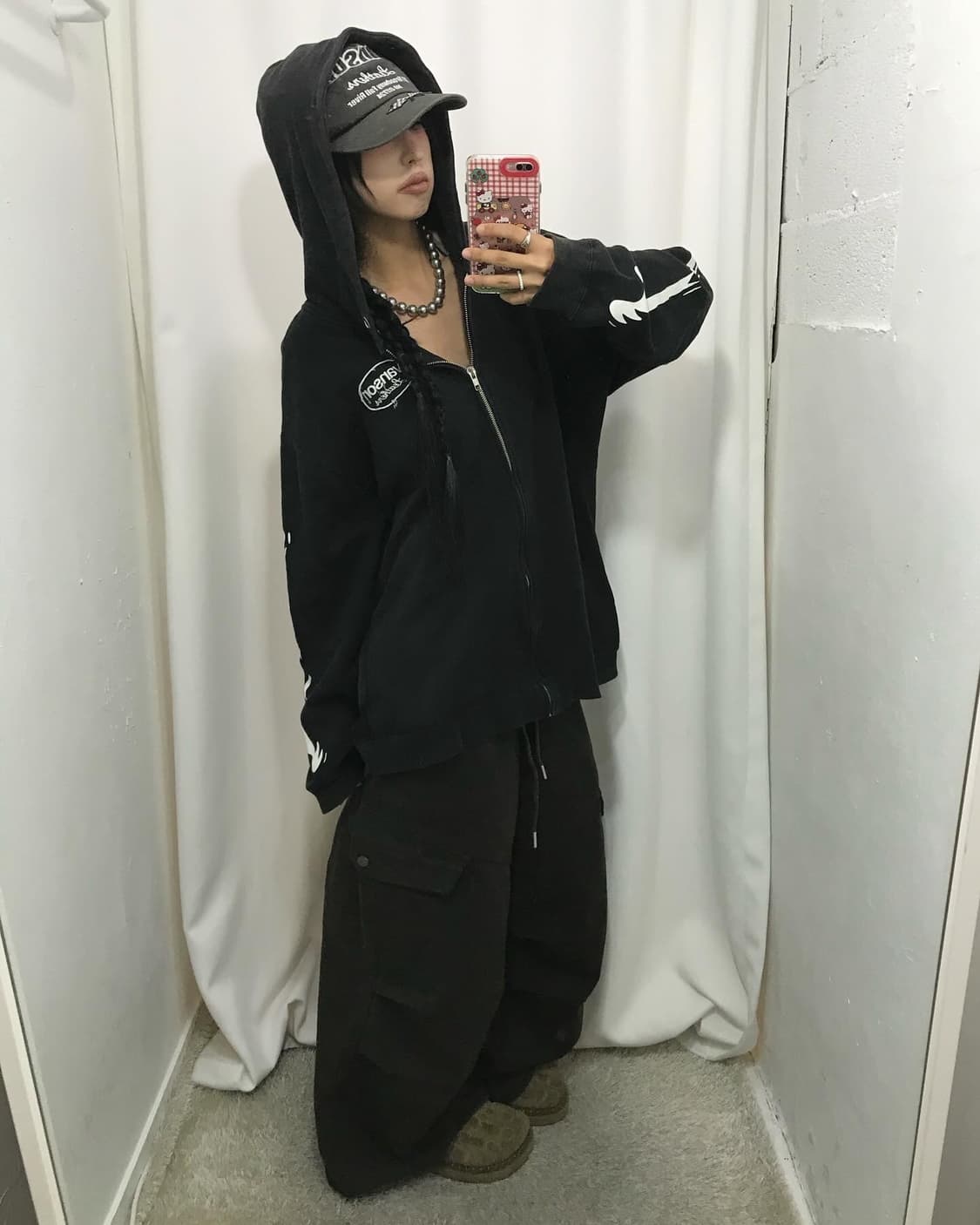 Vanson Skull Hood Zip-Up 상품이미지4