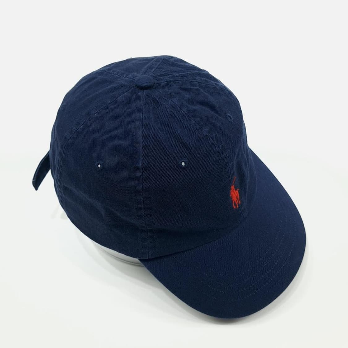 (HA041)59 폴로 네이비 레드 자수 볼 캡 모자 상품이미지1