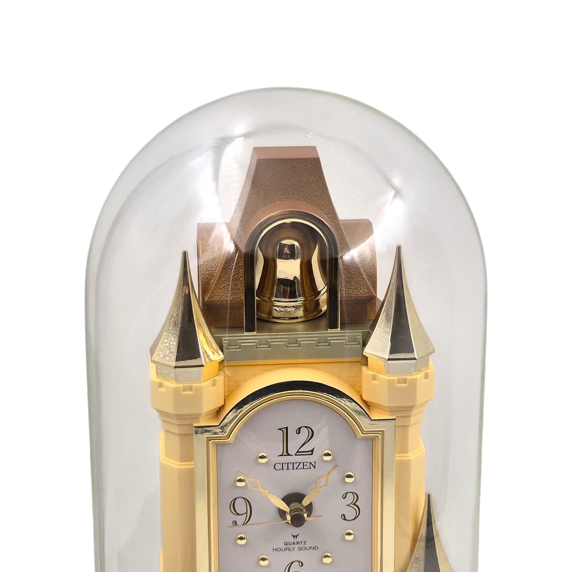 80s 시티즌 캐슬 세레나데&흔들 벨 유리 돔 시계 상품이미지2