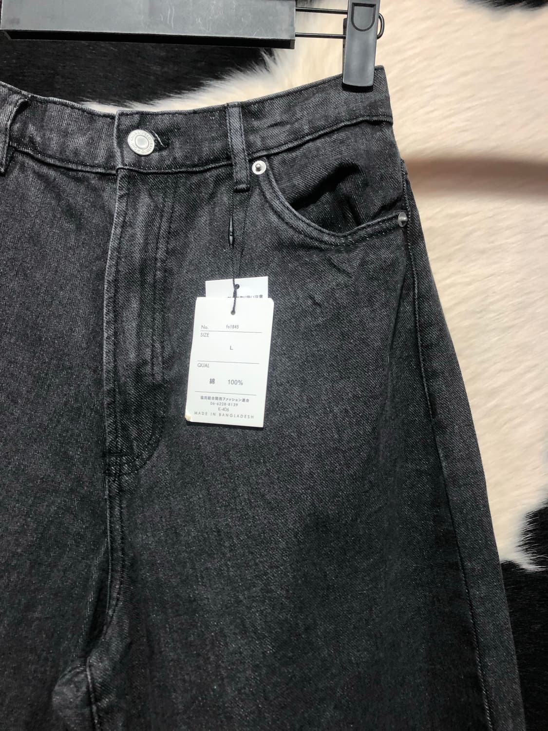 GRL 벌룬핏 흑청 데님팬츠 상품이미지3
