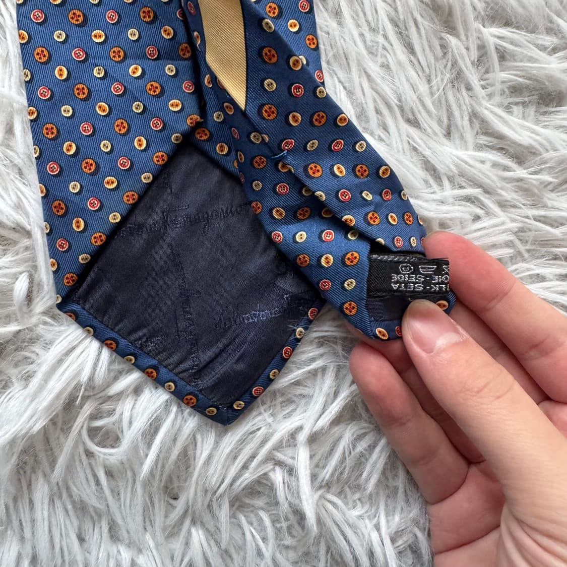 SALVATORE FERRAGAMO 일본빈티지 넥타이 페라가모 넥타이 F 상품이미지6