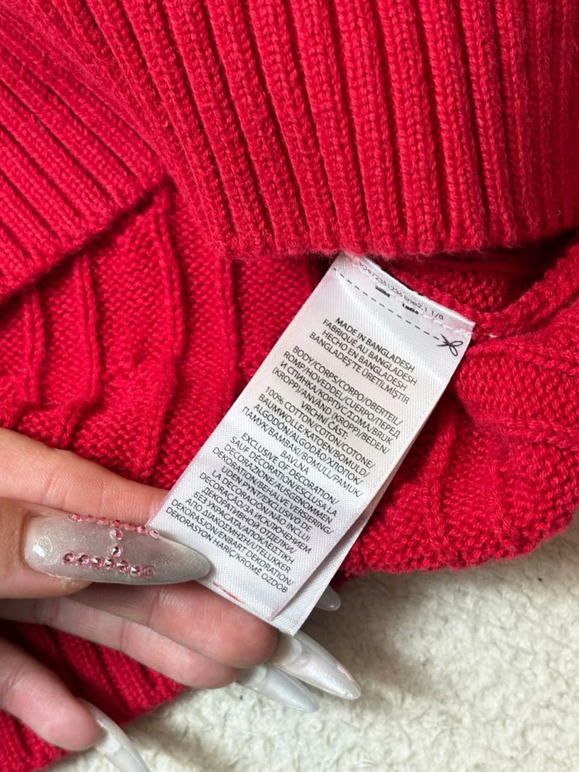 폴로 랄프로렌 큐알 신형 꽈배기 코튼 니트 PN6563 상품이미지8