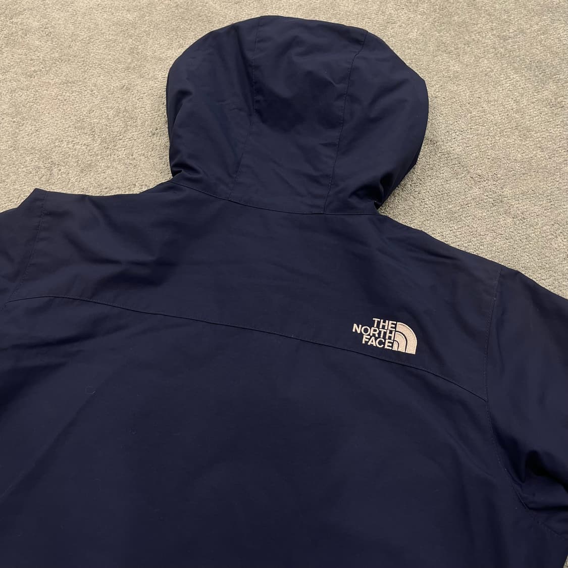 L 노스페이스 네이비 바람막이 후드 자켓 상품이미지5
