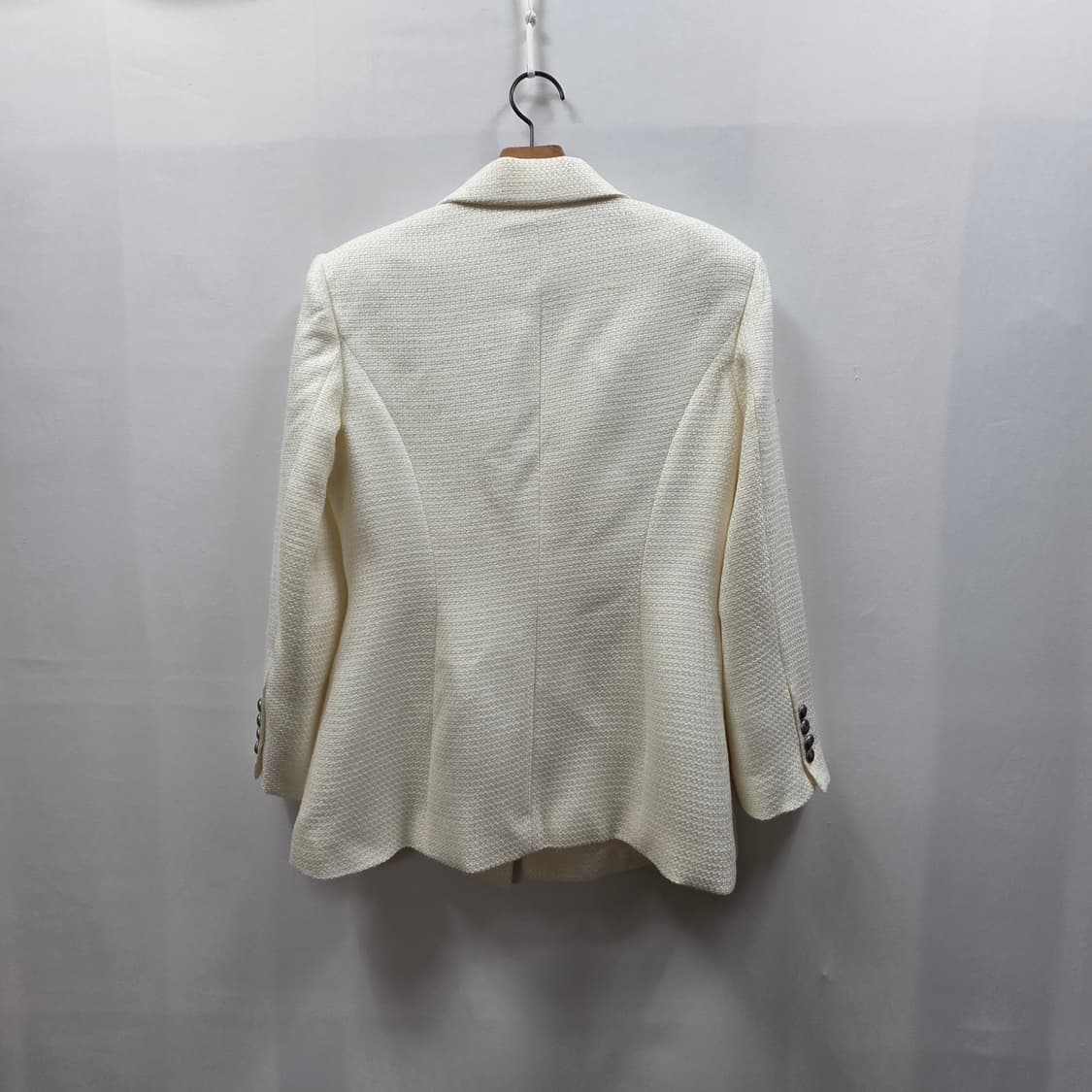 1843 ORR 아이보리 트위드 자켓 /  하객룩 격식룩 M 상품이미지2