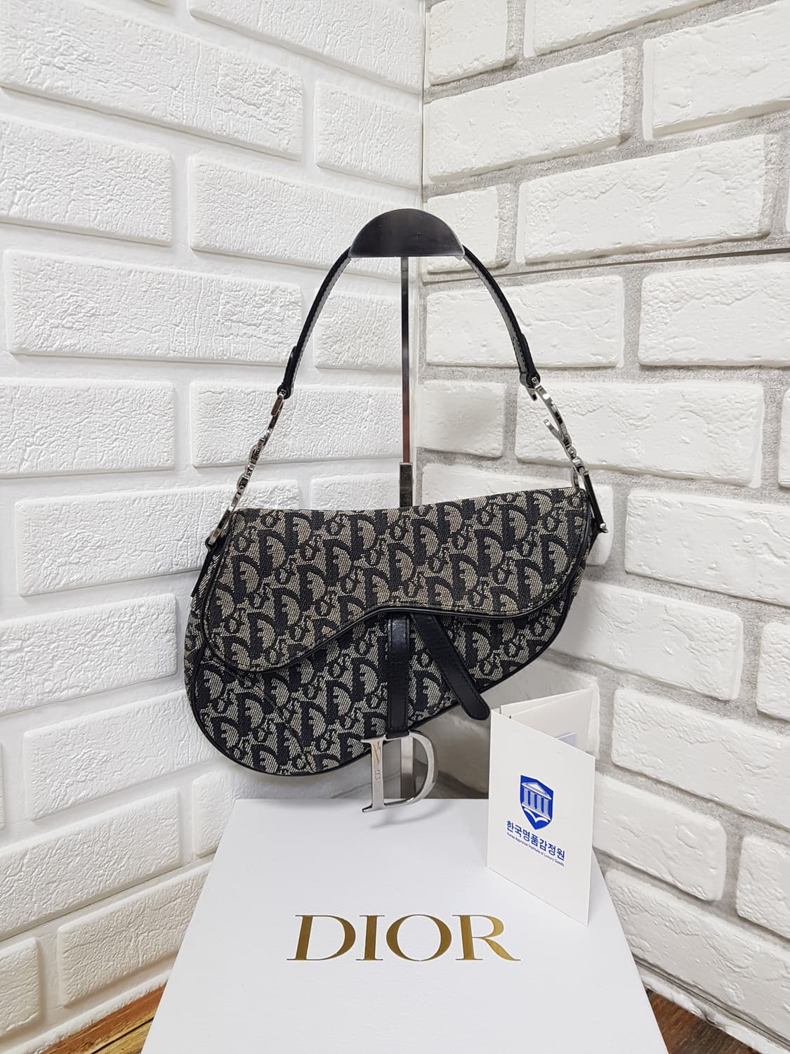 [정품] 디올 오블리크 빈티지 새들백 상품이미지1