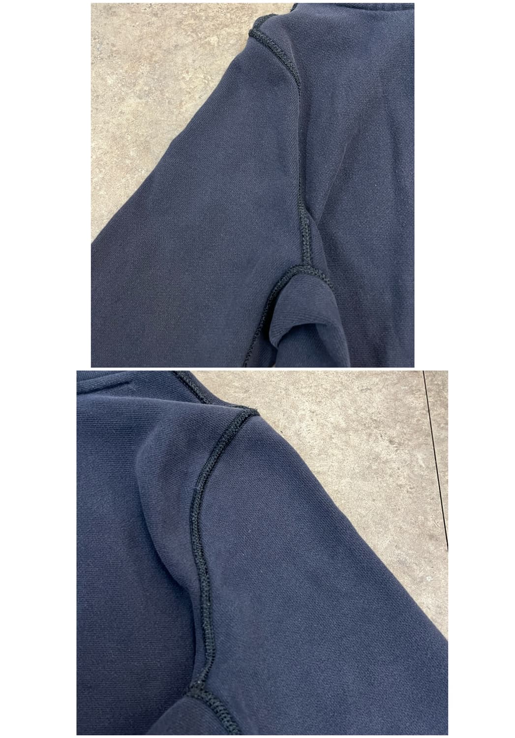 아베크롬비 기모 후드티 네이비 M #csz3259 상품이미지8